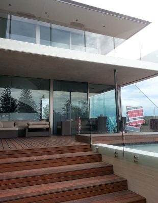 Frameless glass pool fencing in Perth
